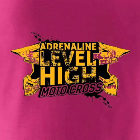 Motocross adrenaline level high