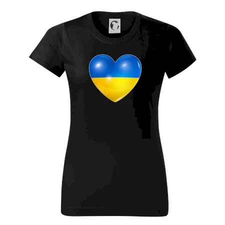 Ukrajina srdce vlajka