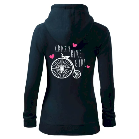 Crazy bike girl