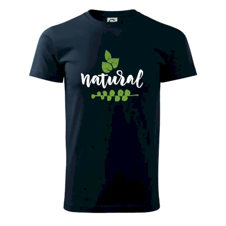 Natural - nápis v listoch