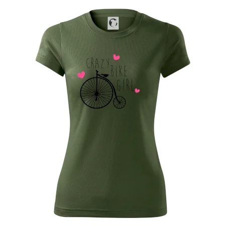 Crazy bike girl