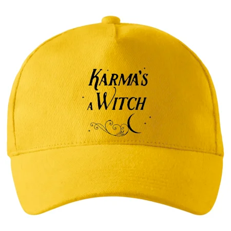 Karma's a Witch - nápis