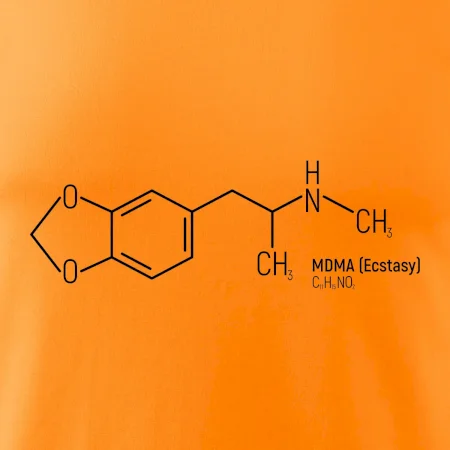 Molekulárna štruktúra MDMA Extáza