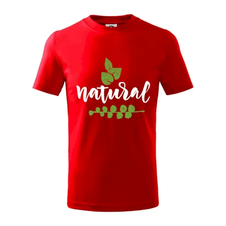 Natural - nápis v listoch