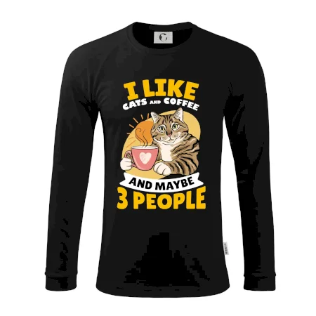I like cats and coffee and maybe 3 people