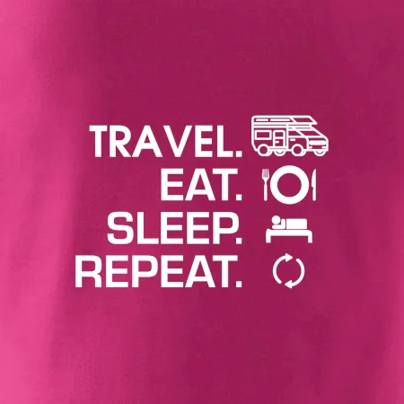 Eat sleep travel - alkovna