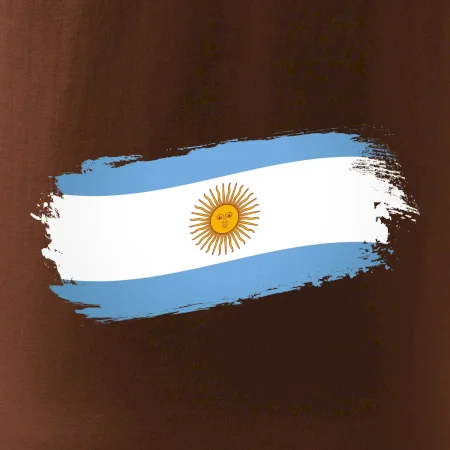 Argentína vlajka obhrýzaná