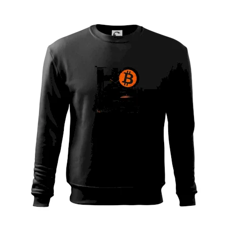 Hodl velký nápis a logo BTC