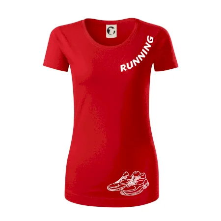 Running nápis šikmo
