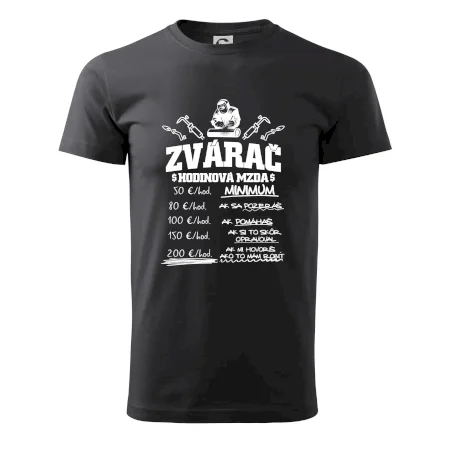 Hodinová mzda zvárač