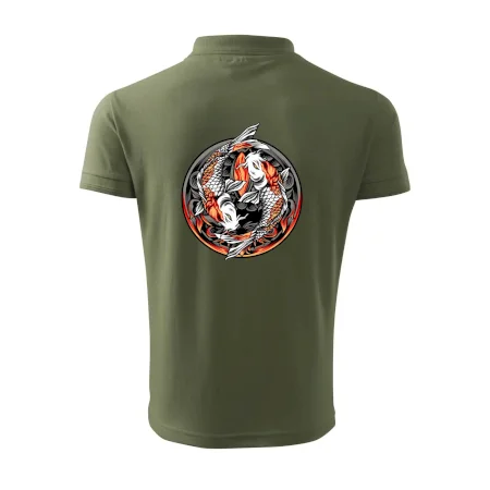 Yin & Yang Koi kapor - oranžový