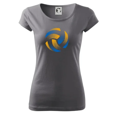 Volejbalová lopta raster farebný