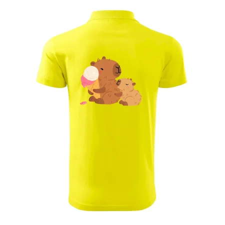 Kapybara so zmrzlinou