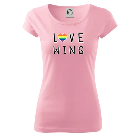 Love wins nápis