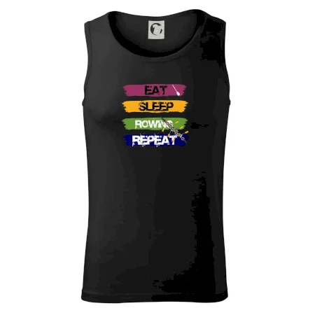 Eat sleep rowing repeat farebné