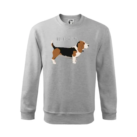 Basset hound pes s nápisom