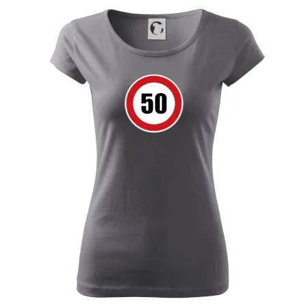 Dopravná značka - obmedzenie rýchlosti 50