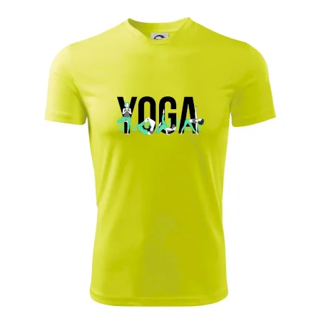 Yoga nápis farebný