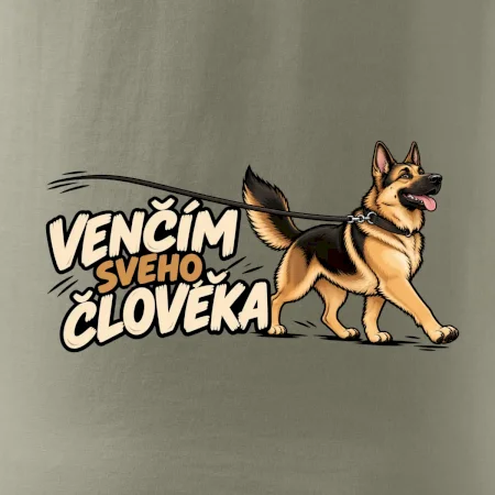 Venčím svého člověka - německý ovčák