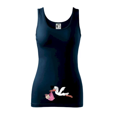 Bocian a bábätko - dievča (Hana-creative)