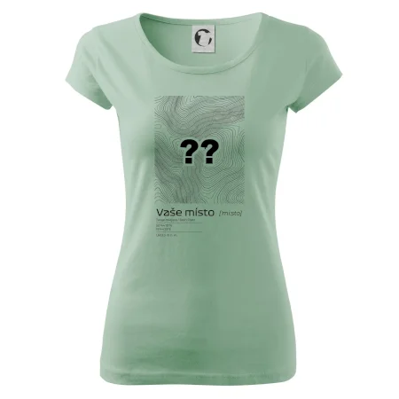 Vaše miesto - vrstevnice v obdĺžniku