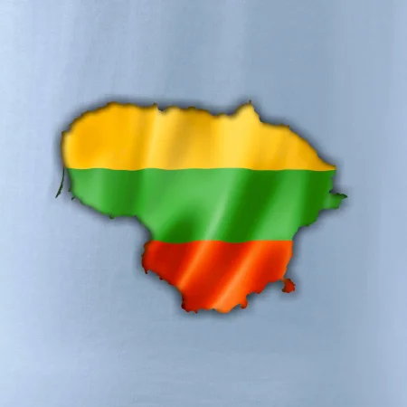 Litva vlajka mapa
