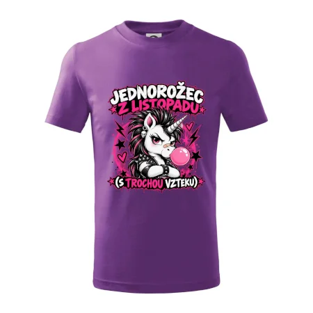 Novembrový punkový jednorožec s čírom