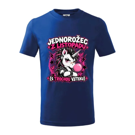 Novembrový punkový jednorožec s čírom