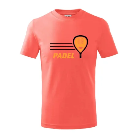 Padel - oranžová raketa