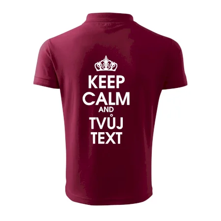 Keep calm - váš text