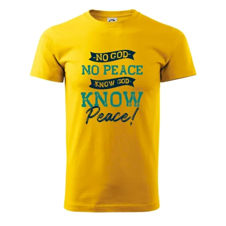 No God no peace, know God know peace