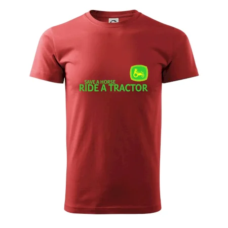 Save horse, ride tractor