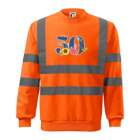 Kvetinové číslo kreslené - 50