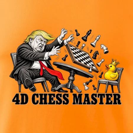 Donald Trump prohrává šachy s kachnou