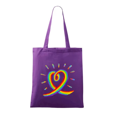 Srdce pride dúha kreslená