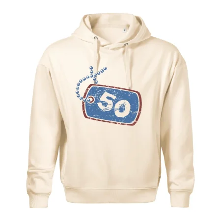50 na krku štítok