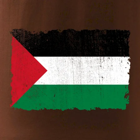Palestína vlajka - odretá