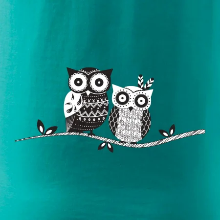 Dve sovy abstraktné