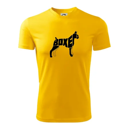 Boxer nápis v tele
