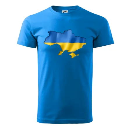 Ukrajina vlajka mapa