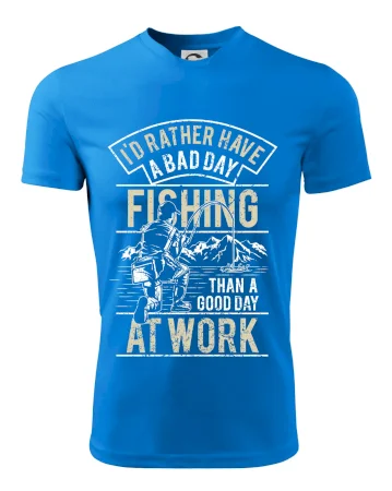Fishing at work