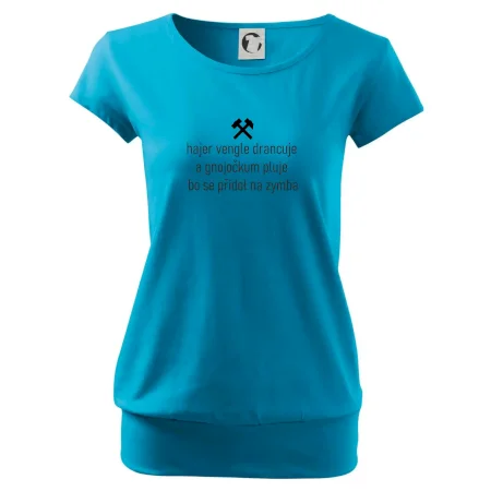 Hajer vengle drancuje a gnojočkum pluje bo se přidoł na zymba