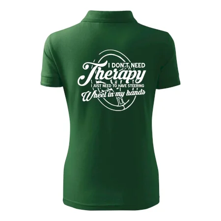 Okrúhly nápis -  I don't need therapy wheel in my hands