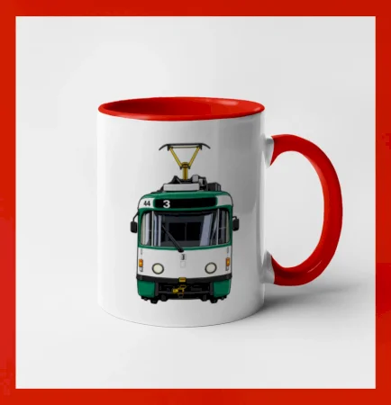 T3R SLF čelo tramvaje linka 3