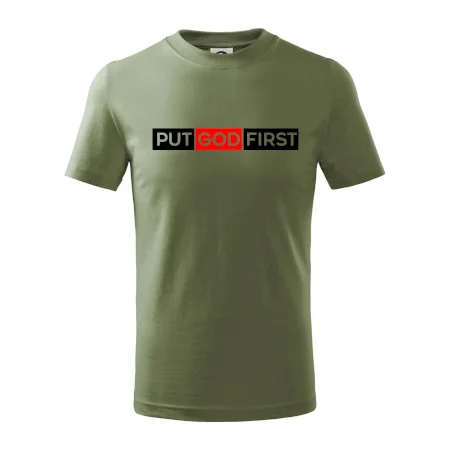 Put God first obdĺžnik