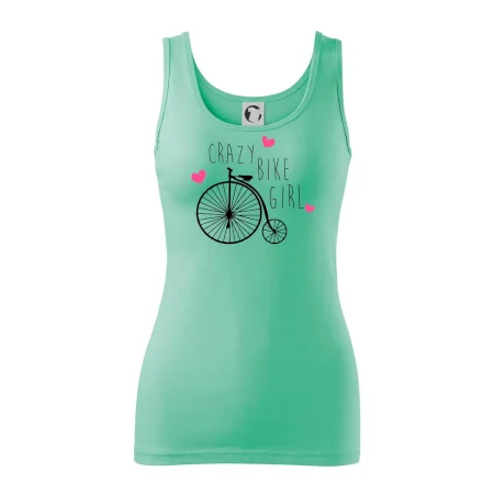 Crazy bike girl
