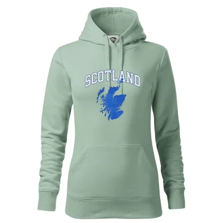 Scotland nápis s mapou