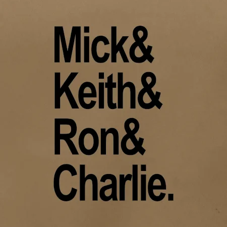Mick Keith Ron Charlie