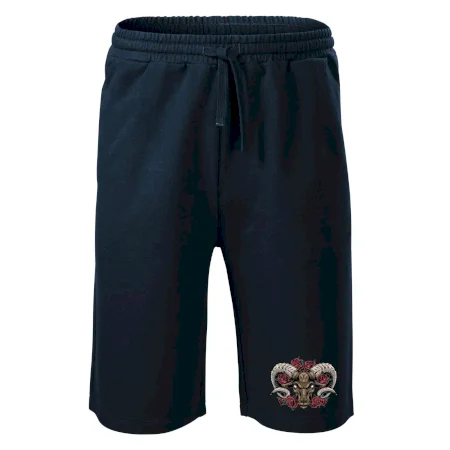 Hlava barana s ružami