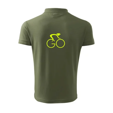 GO - Fluo cyklista malý